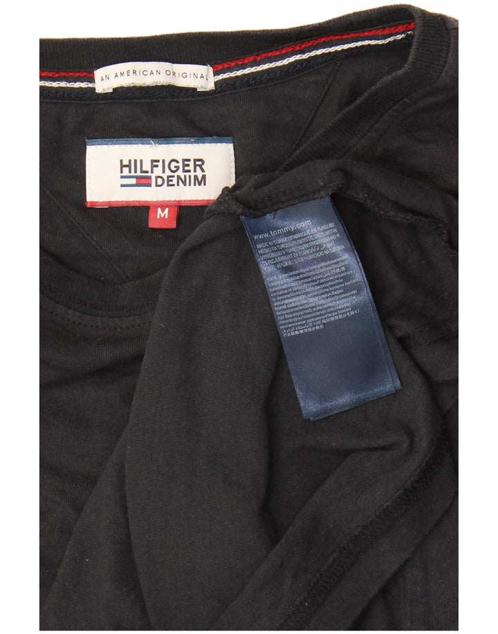 Ανδρικό T-Shirt Tommy Hilfiger Top Μεσαίο μαύρο βαμβακερό