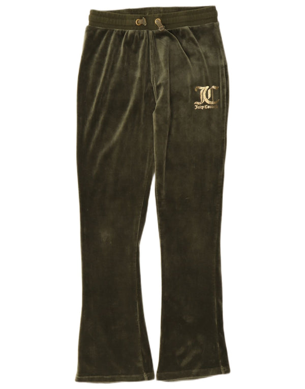 Παντελόνι αθλητικής φόρμας Juicy Couture Girls Velor 12-13 ετών Khaki Polyester