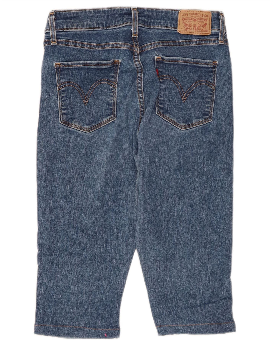 LEVI'S Γυναικείο Κλασικό Μεσαίωνα Skinny Capri Jeans US 6 Medium W26 L14 Blue