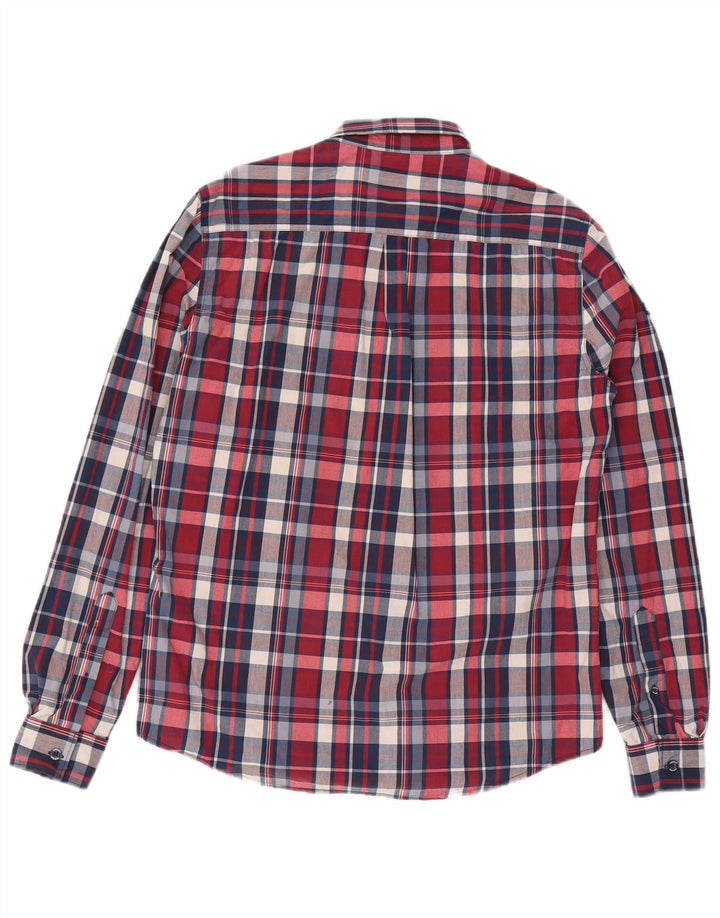 Ανδρικό πουκάμισο με κανονική εφαρμογή Superdry, μεγάλο κόκκινο βαμβακερό