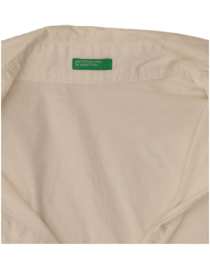 Γυναικείο πουλόβερ μπλουζάκι Benetton UK 10 Small White