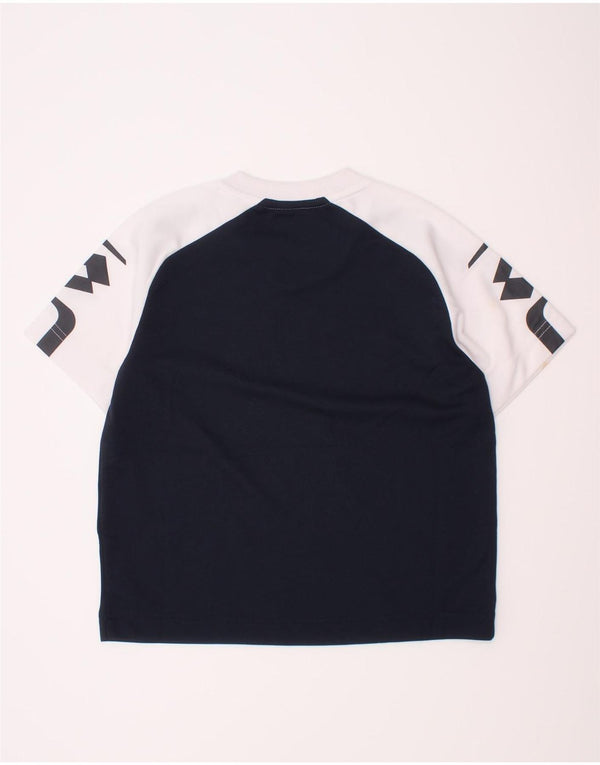 Γραφικό μπλουζάκι LOTTO Boys Top 5-6 ετών 2XS Navy Blue Colorblock