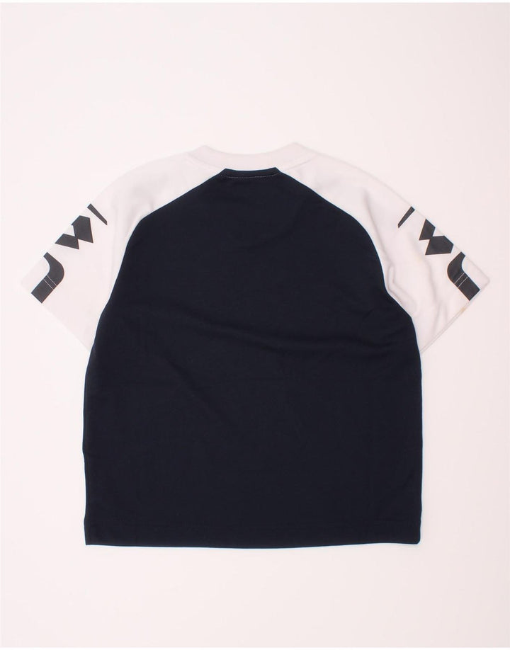 Γραφικό μπλουζάκι LOTTO Boys Top 5-6 ετών 2XS Navy Blue Colorblock
