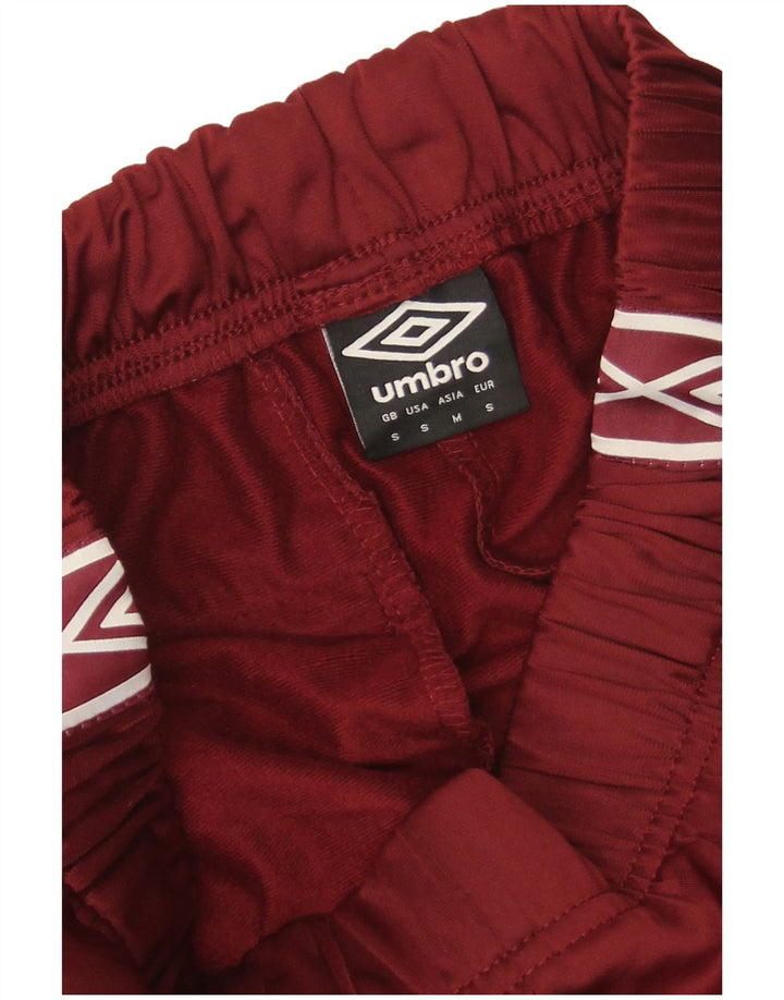 Ανδρική φόρμα γυμναστικής γραφική Umbro Μικρή μπορντό πολυεστέρας