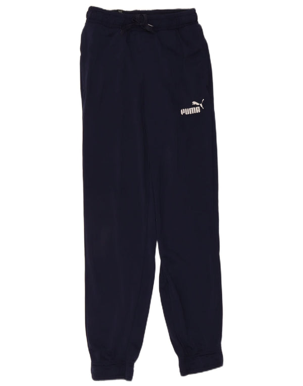 Puma Mens Tracksuit Trousers Joggers Small  Navy Blue