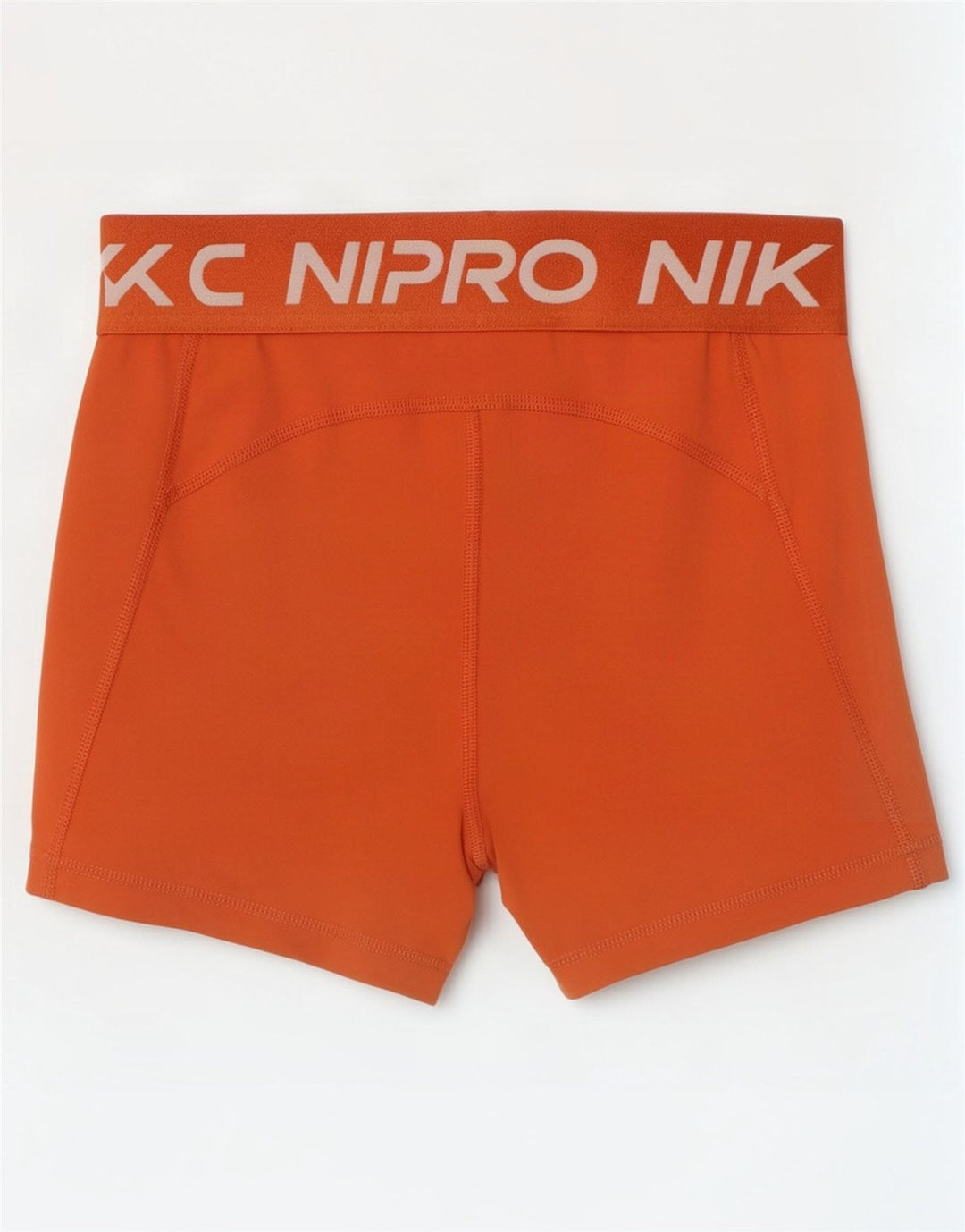 Γυναικεία γραφικά αθλητικά σορτς Nike Dri Fit UK 8 Small πορτοκαλί πολυεστέρας