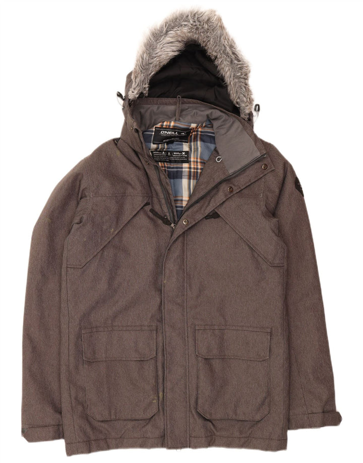 Ανδρικό μπουφάν με κουκούλα O'Neill UK 36 Small Grey Polyester