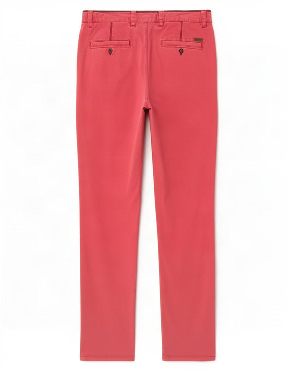 Massimo Dutti Ανδρικό Slim παντελόνι Chino EU 40 Medium W31 L34 Κόκκινο βαμβακερό