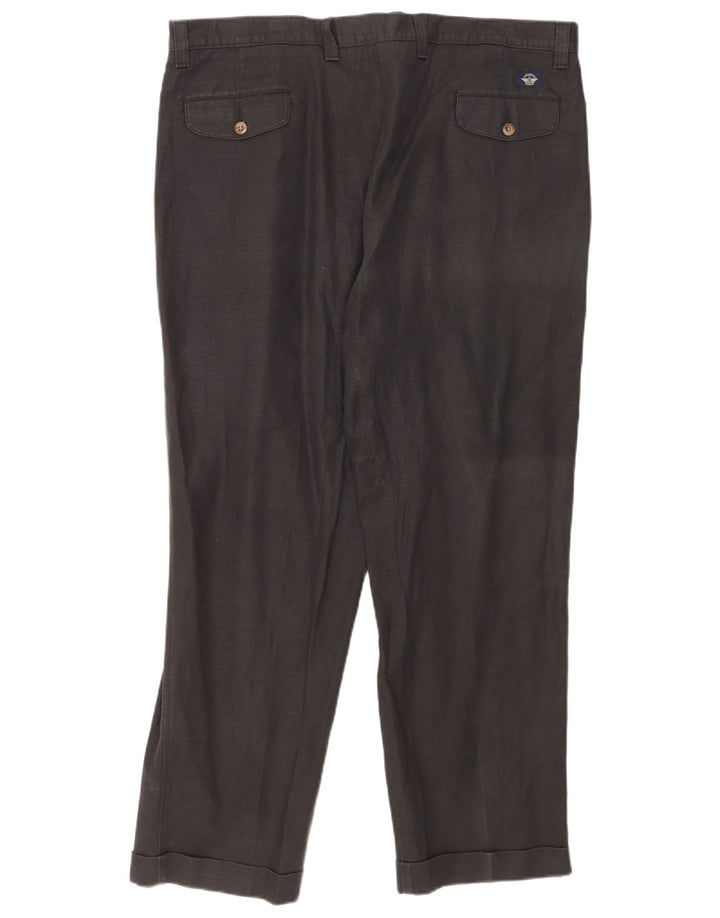 Dockers Ανδρικό παντελόνι Chino με καρφίτσα W40 L30 Μαύρο λινό