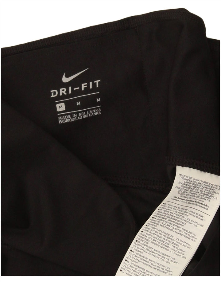 Γυναικεία κολάν Nike Dri Fit Capri UK 14 Μεσαίο μαύρο πολυεστέρα