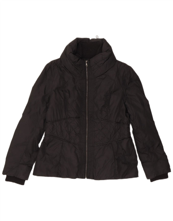 Zara Γυναικείο Καπιτονέ μπουφάν UK 18 XL Μαύρο Πολυεστέρας