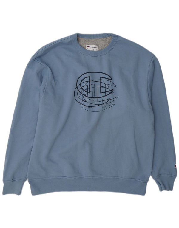 Ανδρική γραφική φούτερ Champion Jumper XL Blue