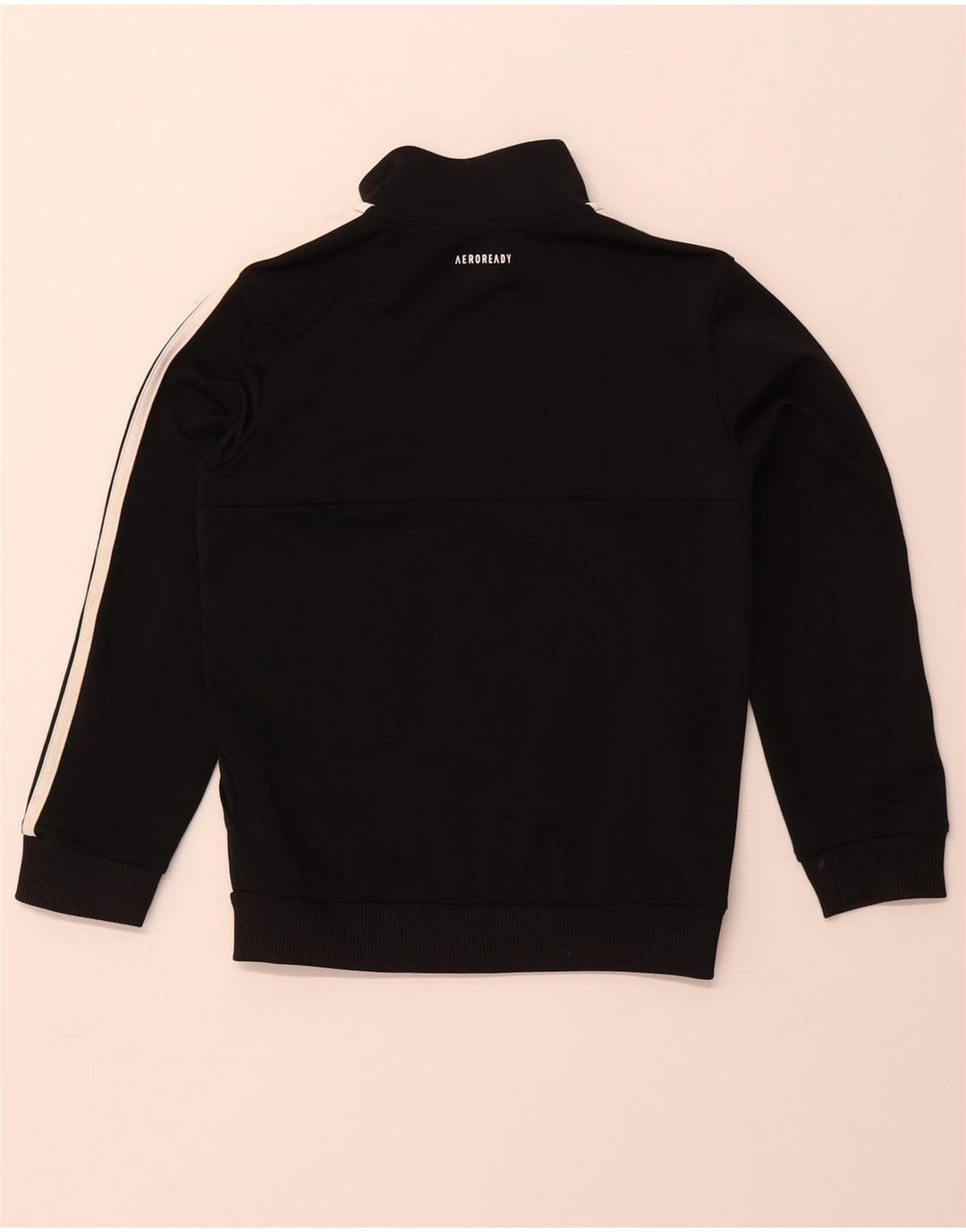 ADIDAS Boys Aeroready αθλητική φόρμα μπουφάν 7-8 ετών μαύρο πολυεστέρα