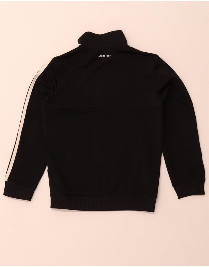 ADIDAS Boys Aeroready αθλητική φόρμα μπουφάν 7-8 ετών μαύρο πολυεστέρα