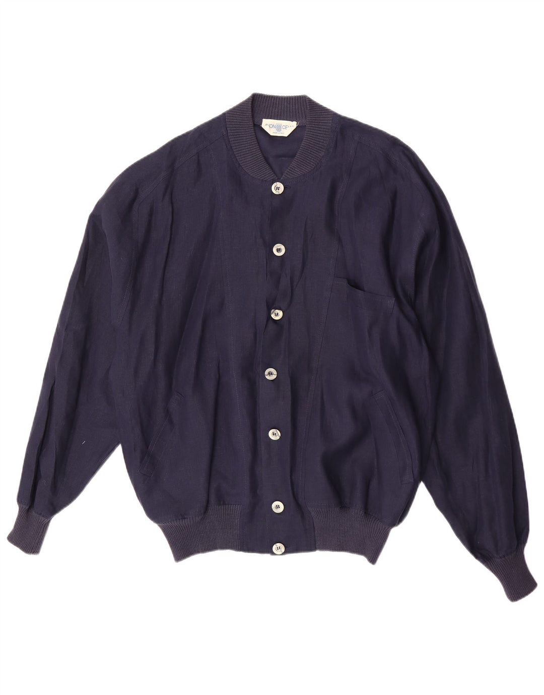 Ανδρικό μπουφάν Avon Celli Loose Fit Bomber IT 46 Μικρό λινό Navy Blue