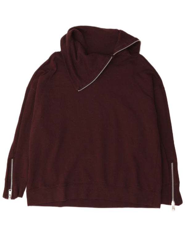 All Saints Γυναικεία φούτερ υπερμεγέθη Jumper UK 14 Medium Burgundy