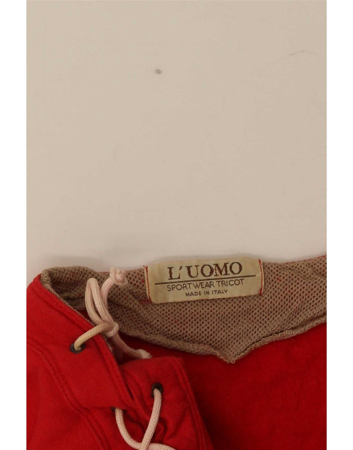 Γυναικείο φούτερ L'Uomo Crop Jumper UK 16 Large Red Colourblock