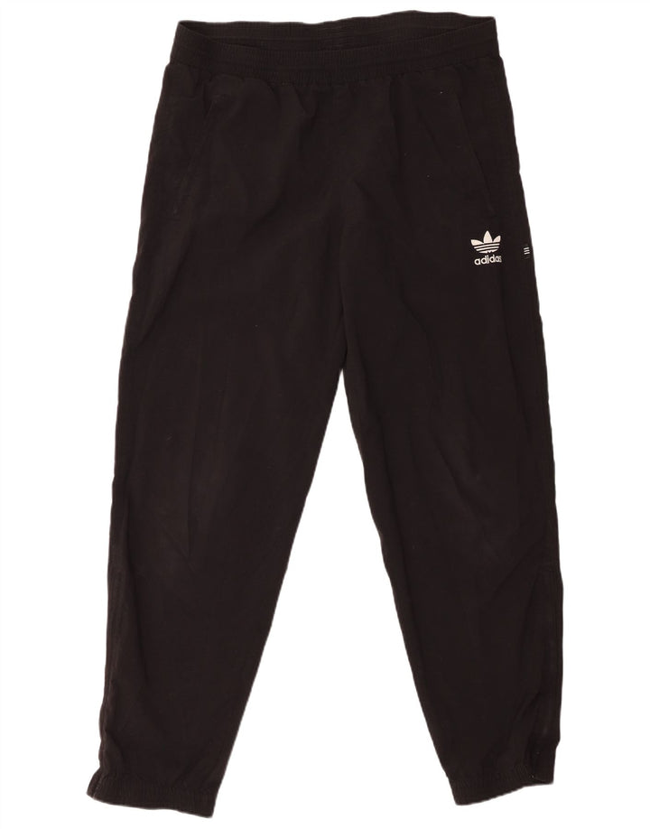 Ανδρική φόρμα ADIDAS Παντελόνι Joggers Μεσαίο Μαύρο Πολυεστέρα