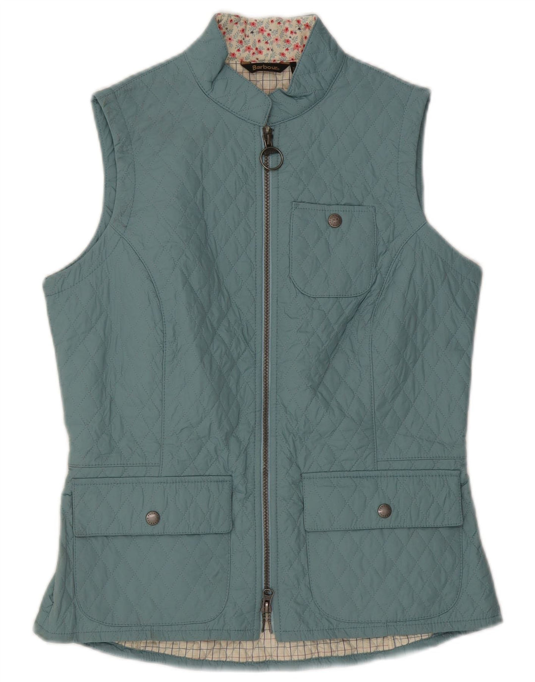 Barbour γυναικεία καπιτονέ Gilet UK 12 Medium Blue Polyamide