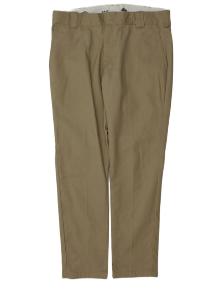 Ανδρικό παντελόνι Chino Dickies Slim Fit W34 L32 Khaki Polyester