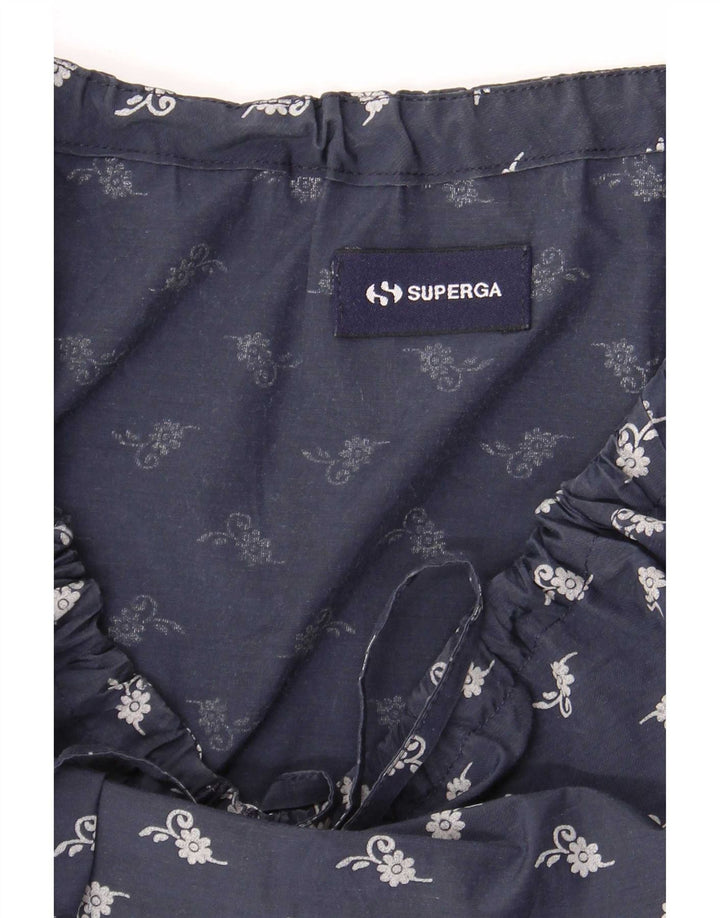 Superga Γυναικείο Φόρεμα Off Shoulder UK 8 Small Navy Blue