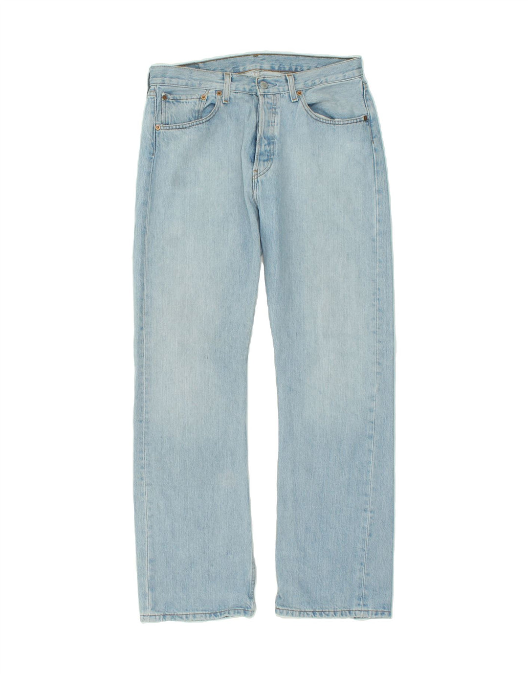 LEVI'S Ανδρικό τζιν 501 ίσιο W32 L32 Μπλε βαμβακερό