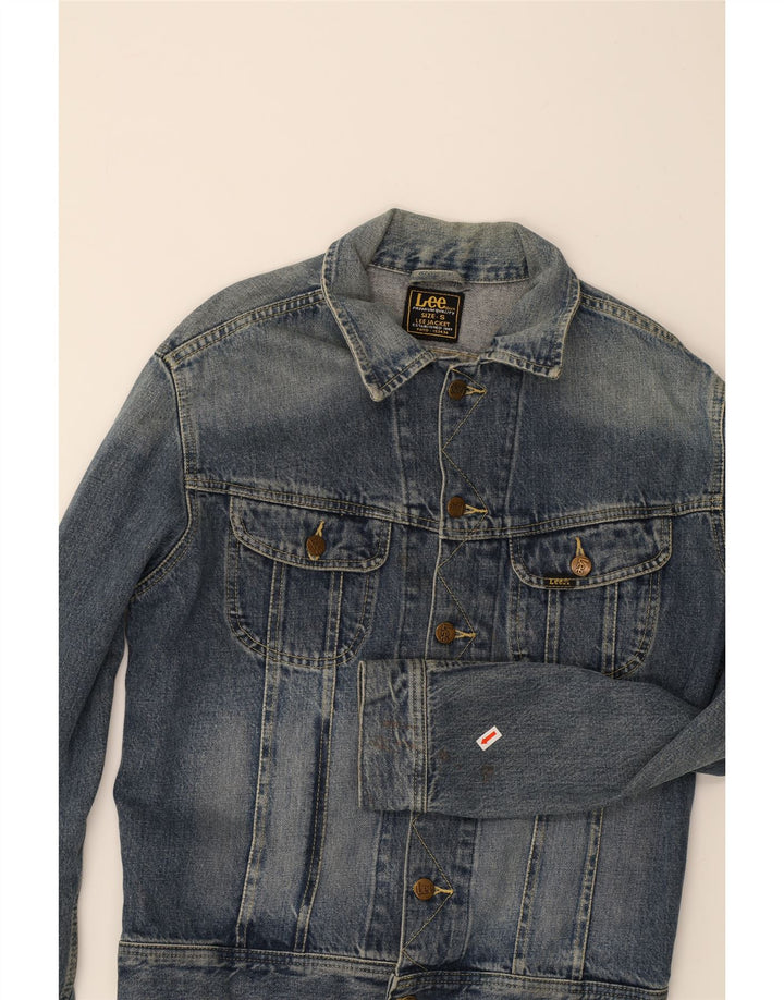 LEE Womens Denim Jacket UK 10 Small Blue Cotton Vintage Lee and Second-Hand Lee from Messina Hembry 