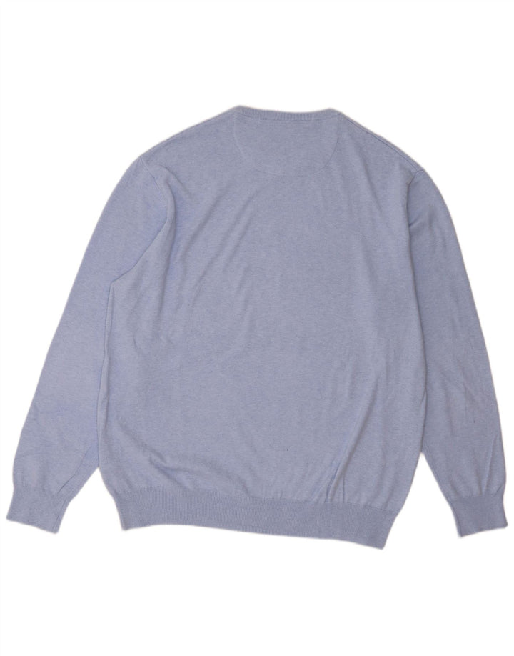 Ανδρικό πουλόβερ Kappa Crew Neck Jumper 2XL Μπλε βαμβακερό