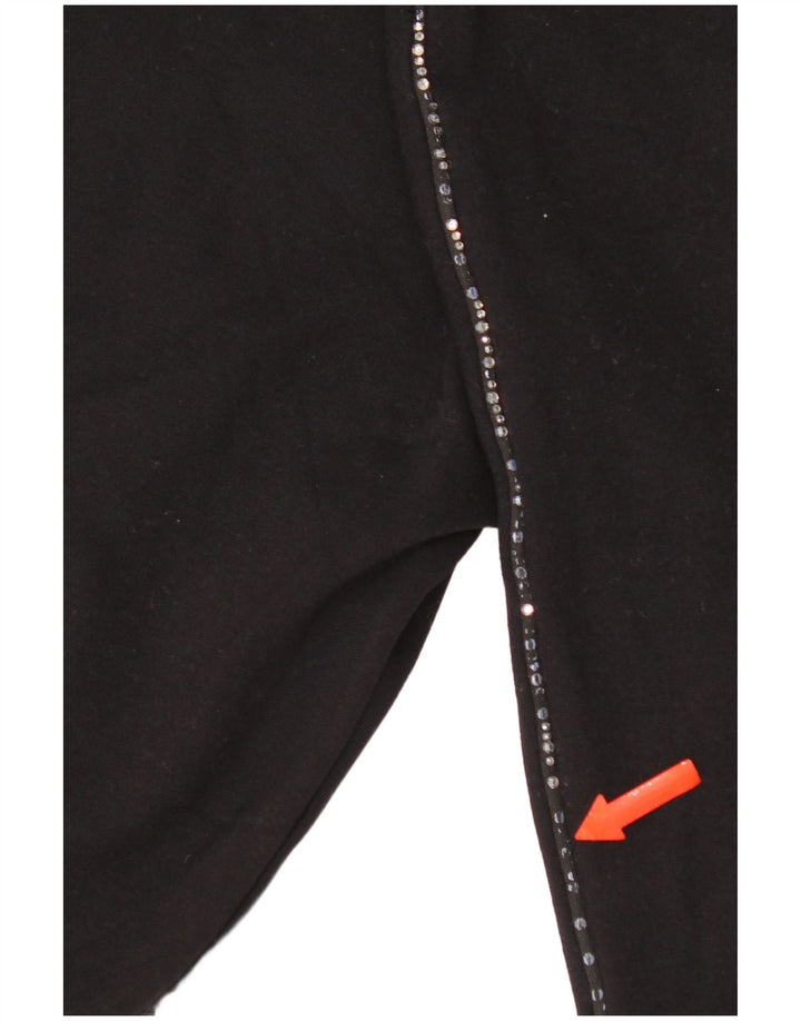 Marks & Spencer Γυναικεία κολάν Crop UK 8 Small Black Viscose