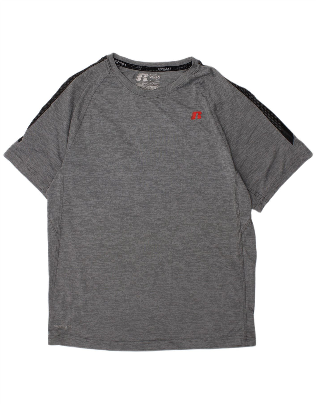 T-shirt RUSSELL ATHLETIC για αγόρια Dri-Power Top 14-15 ετών XL Γκρι