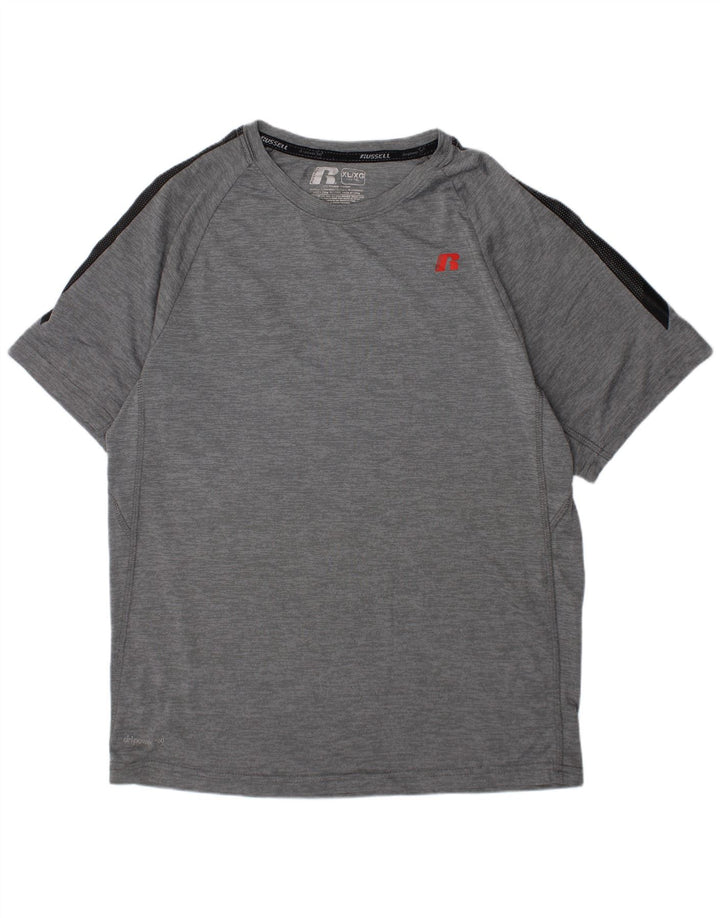 T-shirt RUSSELL ATHLETIC για αγόρια Dri-Power Top 14-15 ετών XL Γκρι
