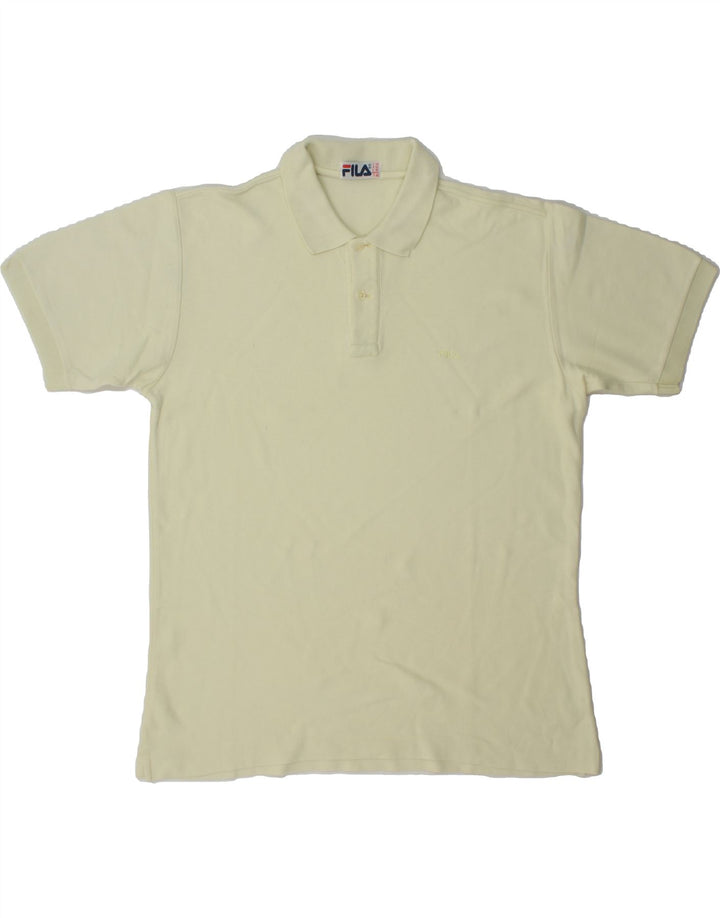 FILA Mens Polo Shirt IT 52 Large Green Cotton Vintage Fila and Second-Hand Fila from Messina Hembry 