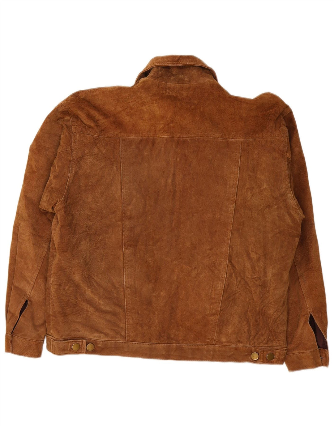 Vintage Γυναικείο Suede Jacket UK 16 Large Brown