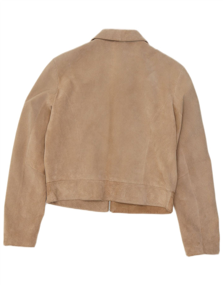 Σε Extenso Γυναικείο Σουέντ Μπουφάν UK 18 XL Beige Leather