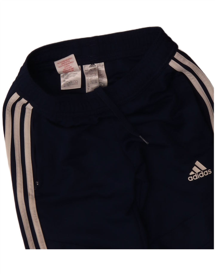 Παντελόνι αθλητικής φόρμας ADIDAS Boys Aeroready 9-10 ετών Navy Blue Polyester