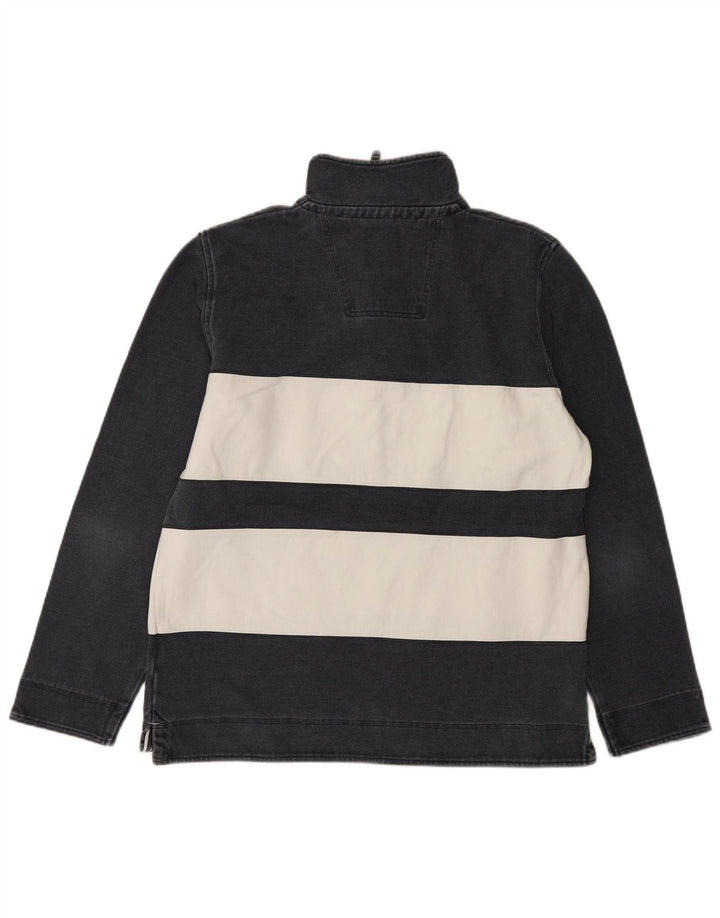 Ανδρικό φούτερ με φερμουάρ Crew Clothing, Jumper Medium Navy Blue ριγέ