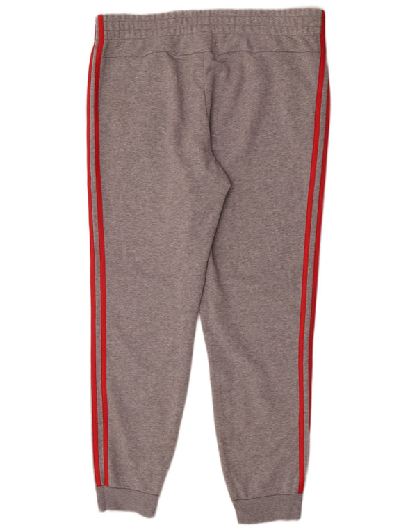 Γυναικεία αθλητική φόρμα Adidas Παντελόνι Joggers UK 18 XL Γκρι βαμβακερό
