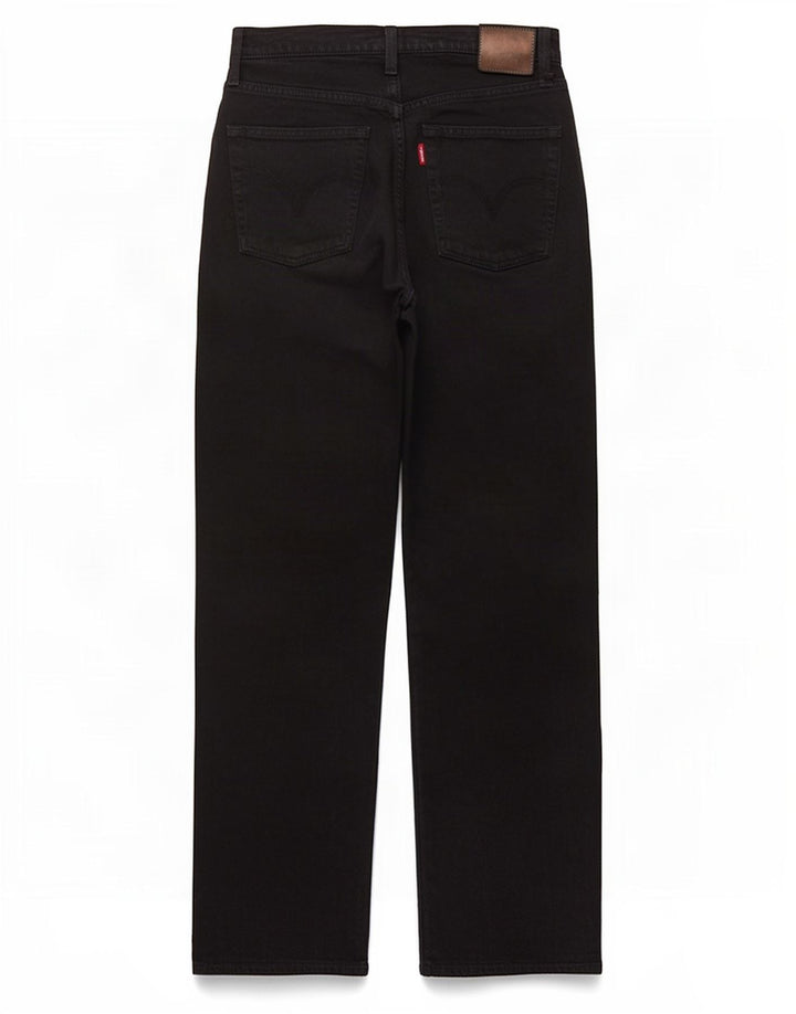 Γυναικείο Levi's Ribcage Straight Jeans W25 L28 Μαύρο