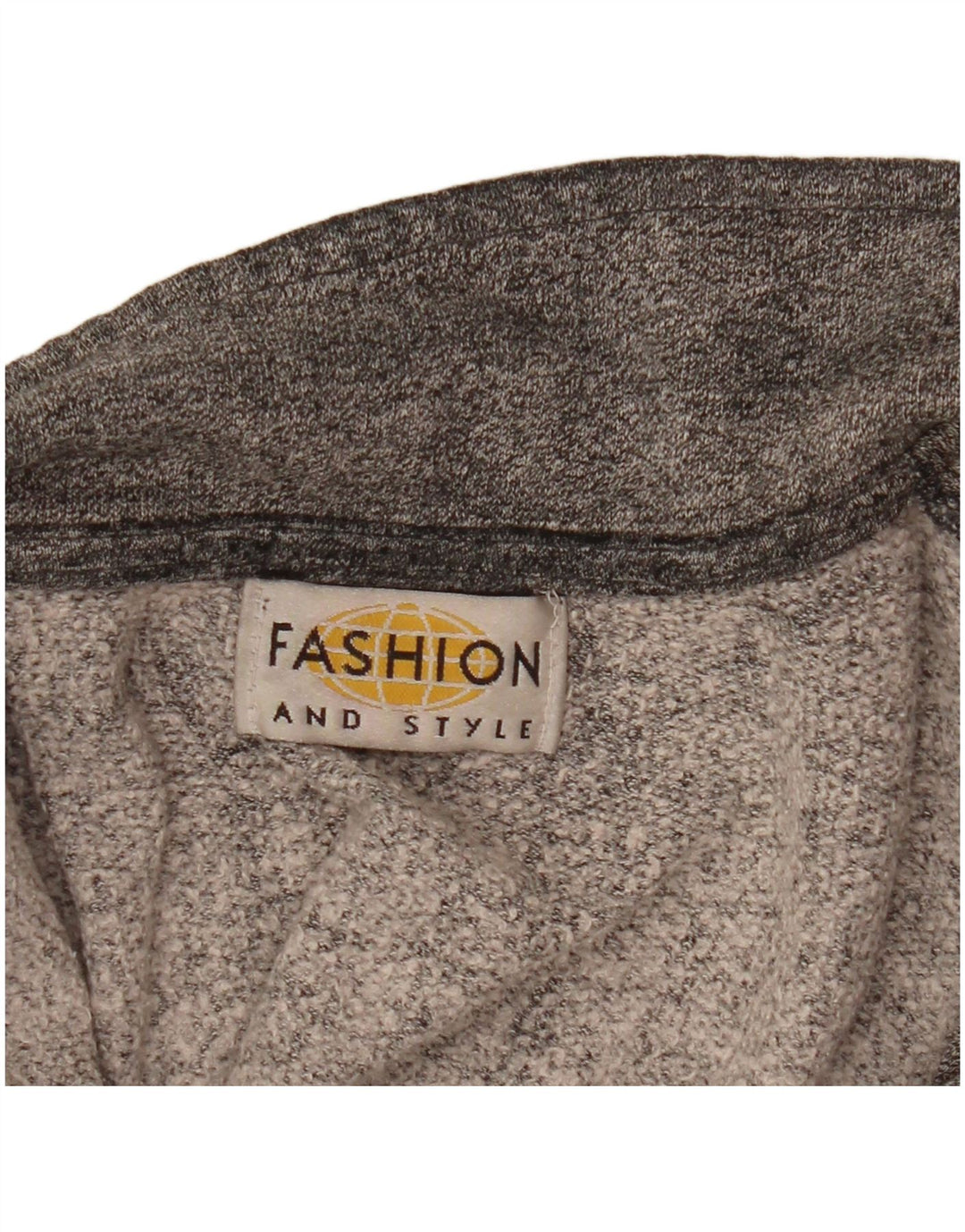 Γυναικείο φούτερ με φερμουάρ VINTAGE Jumper UK 18 XL με γκρι φούτερ