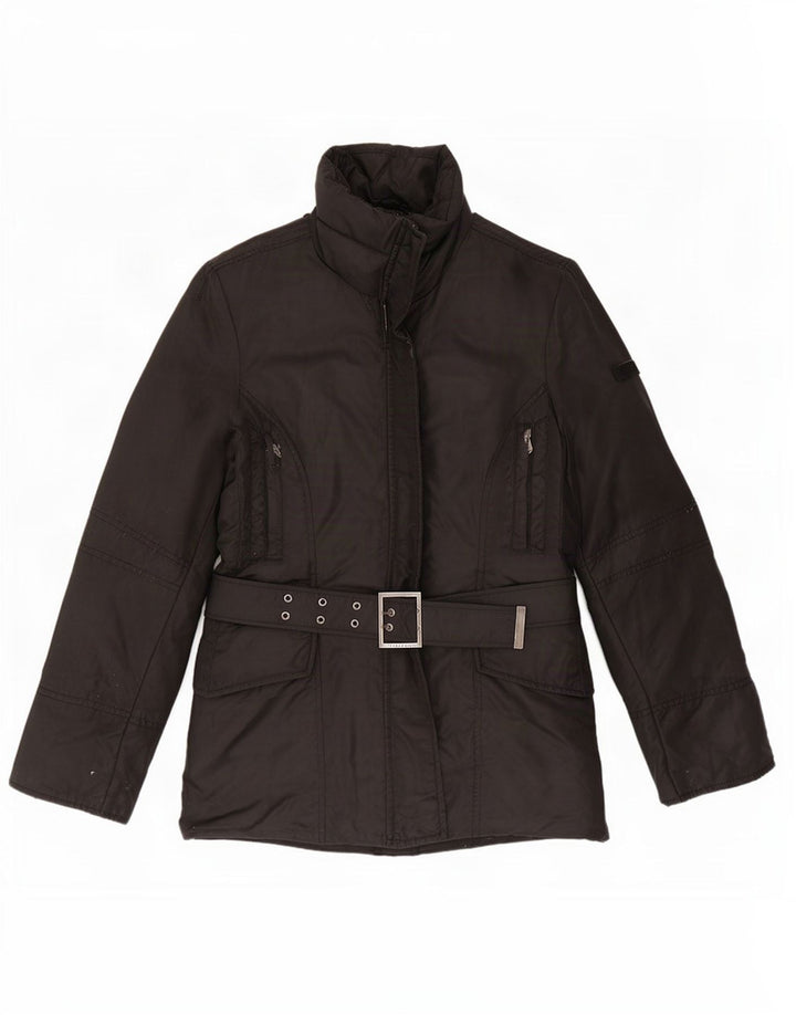 PEUTEREY Γυναικείο μπουφάν με επένδυση IT 44 Medium Black Nylon