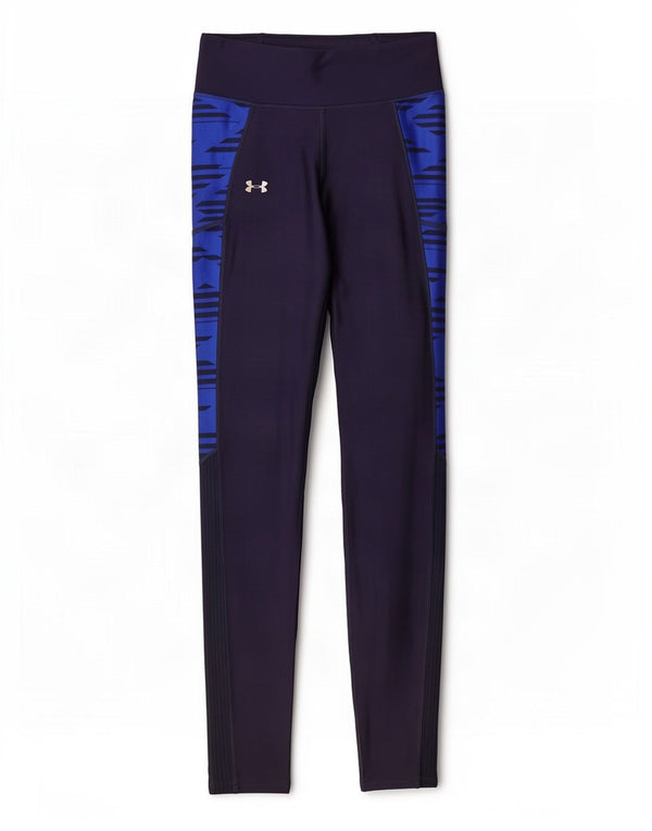Under Armour Γυναικείο κολάν UK 6 XS Navy Blue Geometric Polyester