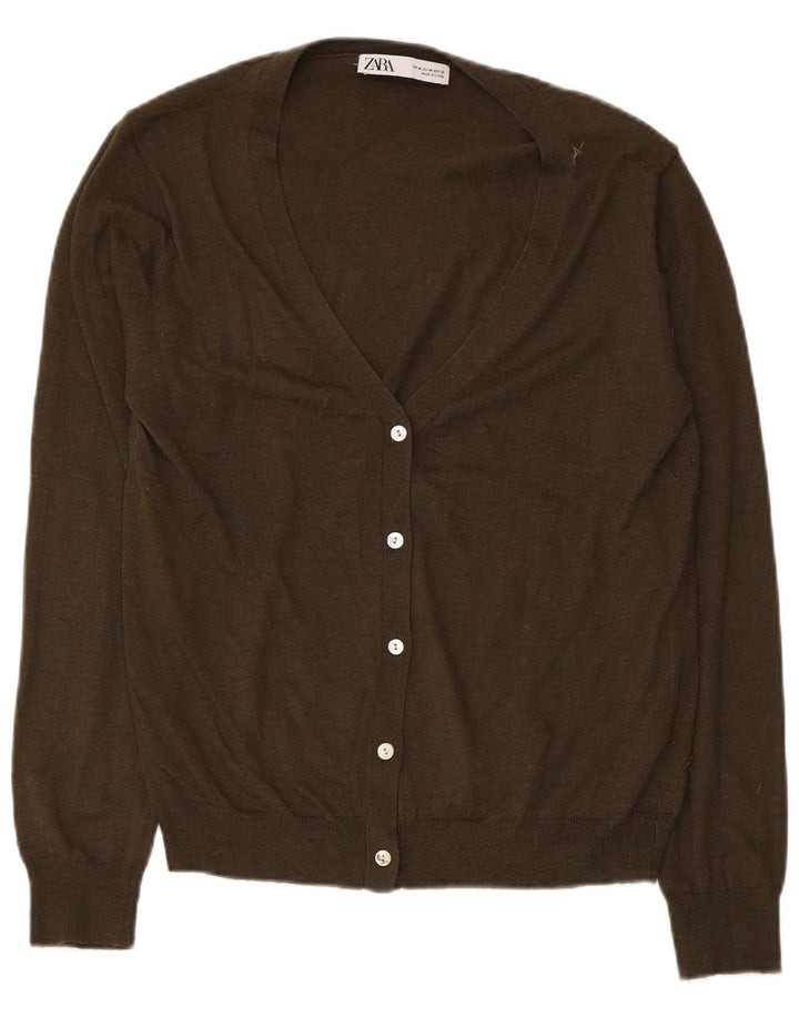 Zara Γυναικείο πουλόβερ UK 12 Medium Khaki