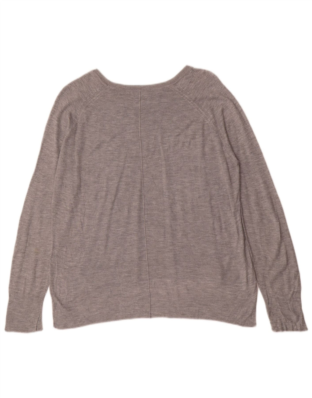 Zara Γυναικείο πουλόβερ με λαιμόκαυστο UK 14 Medium Grey