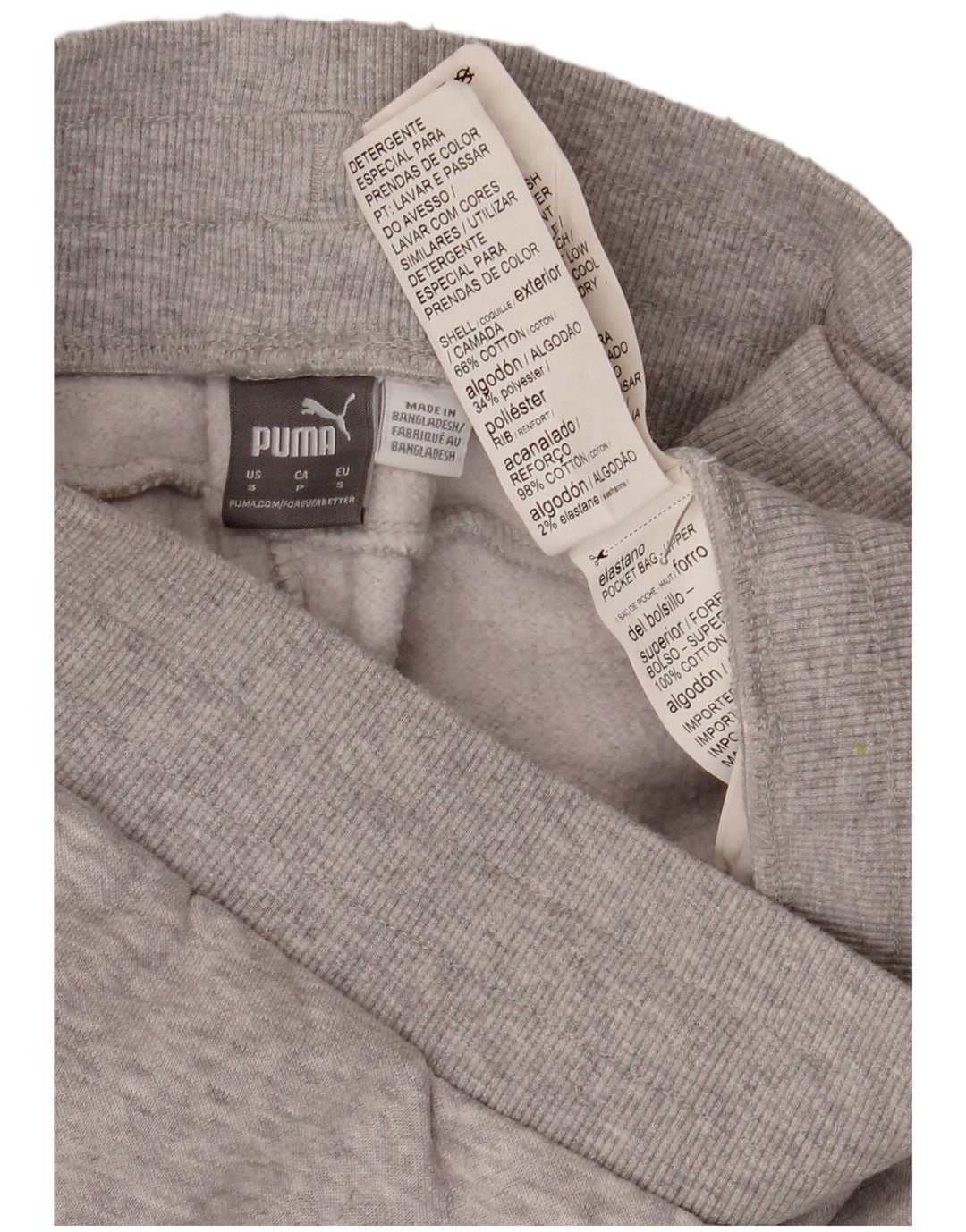 Γυναικεία φόρμα PUMA Παντελόνι Joggers UK 10 Small Grey Flecked Cotton