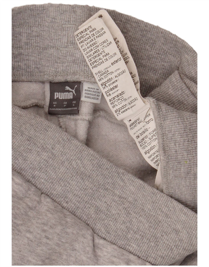 Γυναικεία φόρμα PUMA Παντελόνι Joggers UK 10 Small Grey Flecked Cotton
