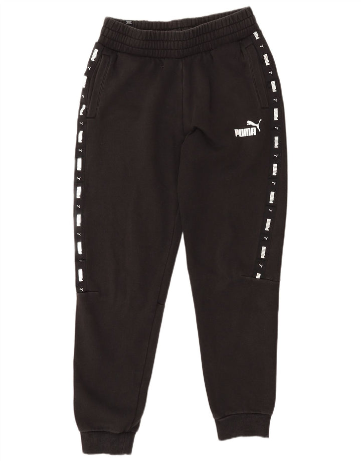 Ανδρική αθλητική φόρμα PUMA γραφική παντελόνι Joggers μεσαίο μαύρο βαμβακερό