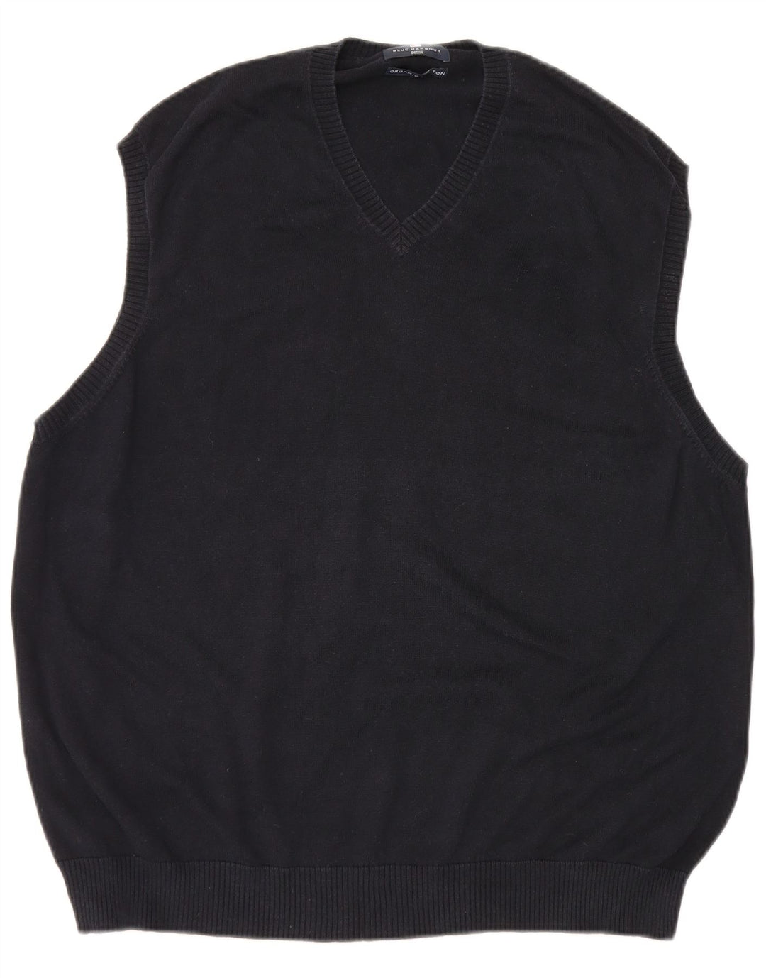 Marks & Spencer Mens Blue Harbour Vest Tank Top 2XL Navy Cotton