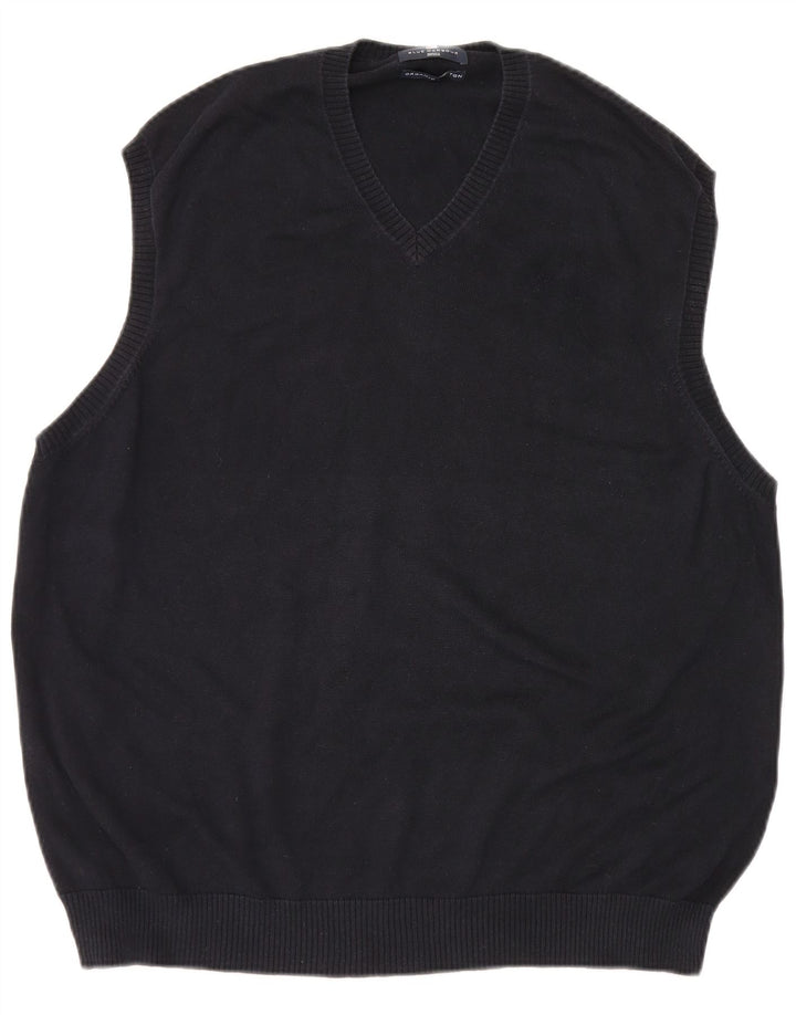 Marks & Spencer Mens Blue Harbour Vest Tank Top 2XL Navy Cotton