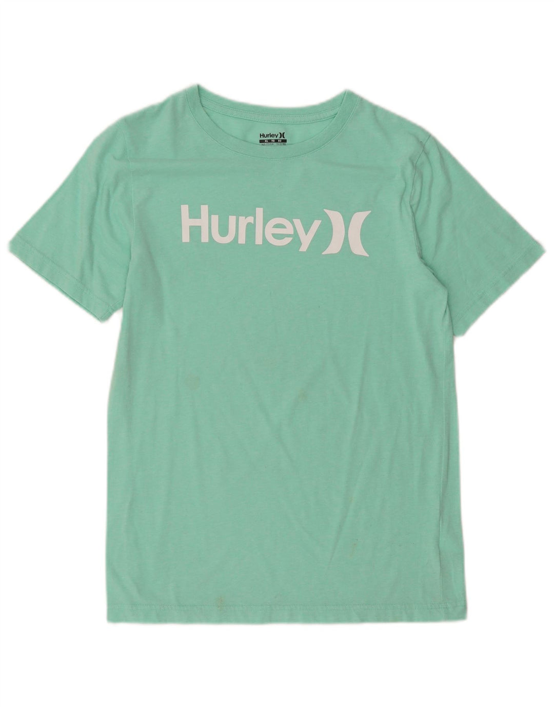 HURLEY Boys Graphic T-Shirt Top 13-14 ετών XL Πράσινο βαμβακερό