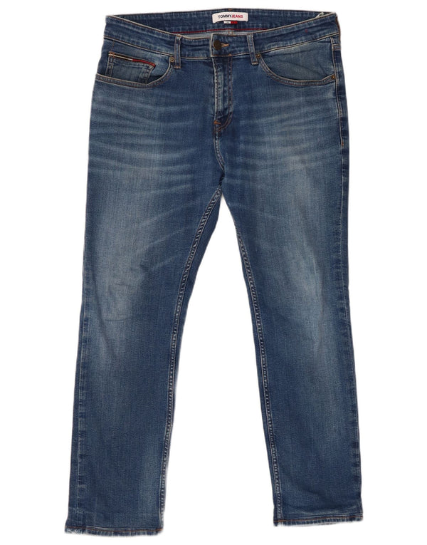 TOMMY HILFIGER Ανδρικό Slim Jeans W34 L27 Μπλε Βαμβακερό